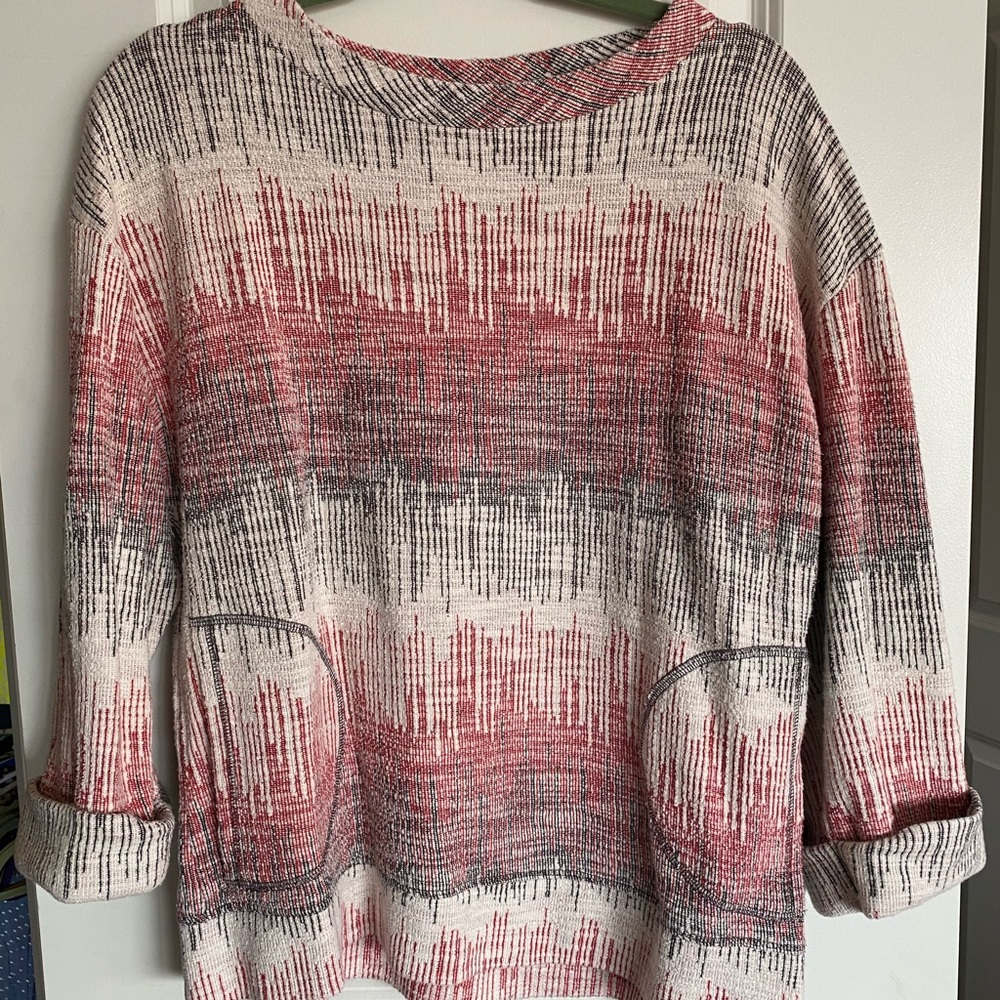Large Anthropologie Cotton Comfy Sweater!
